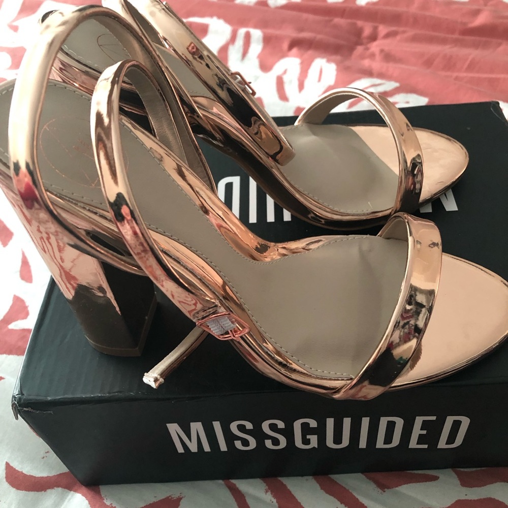 Rose gold heels